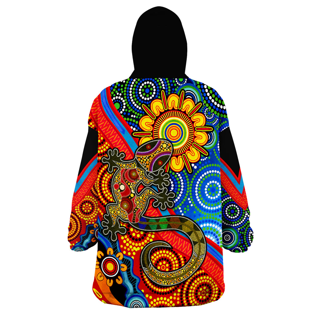 australia-lizard-and-sun-aboriginal-art-speical-wearable-blanket-hoodie