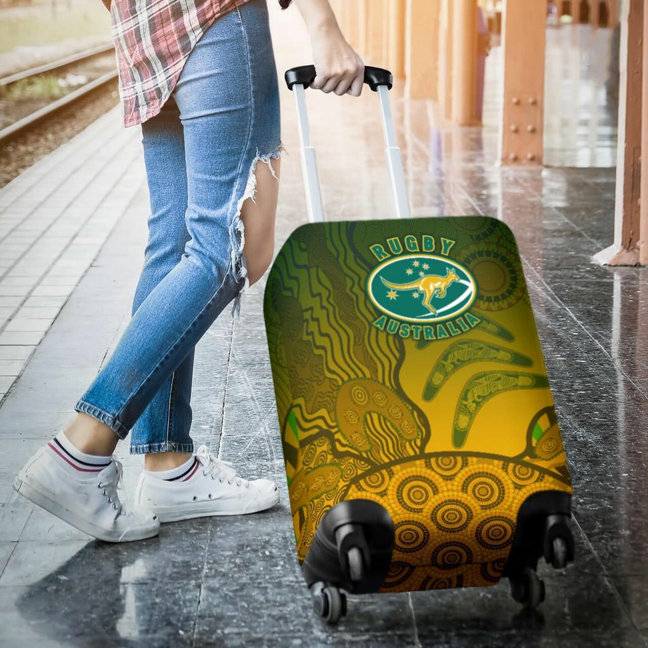 australia-luggage-cover-aboriginal-australian-rugby
