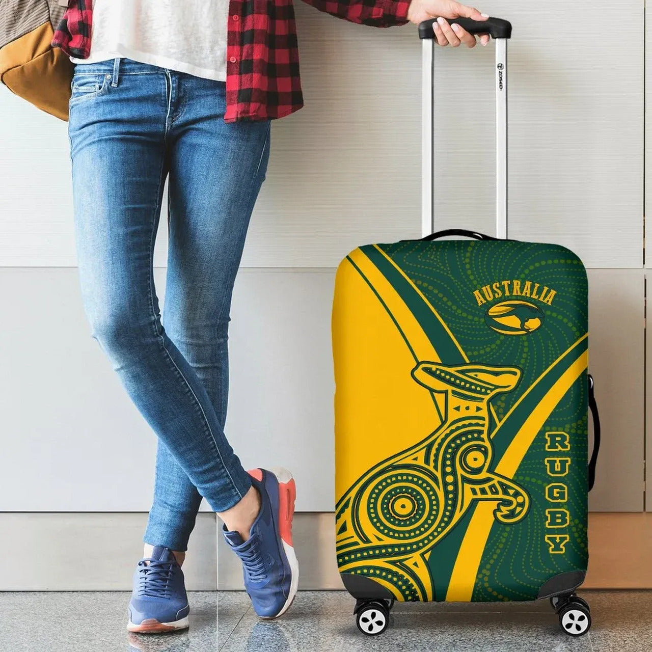 australia-luggage-cover-australian-kangaroo-and-aboriginal-patterns