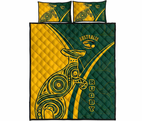 australia-quilt-bed-set-australian-kangaroo-aboriginal-patterns