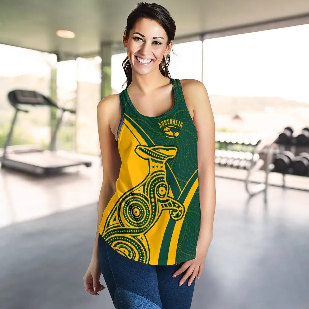 australia-women-racerback-tank-australian-kangaroo-aboriginal-patterns