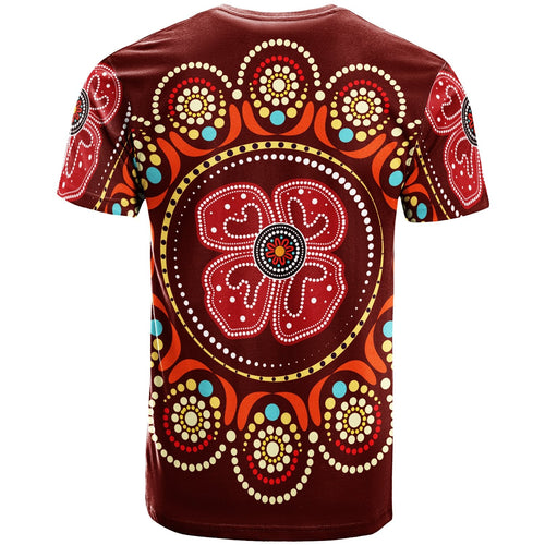 t-shirt-aboriginal-dot-art-painting-with-red-poppy-flower