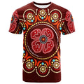 t-shirt-aboriginal-dot-art-painting-with-red-poppy-flower
