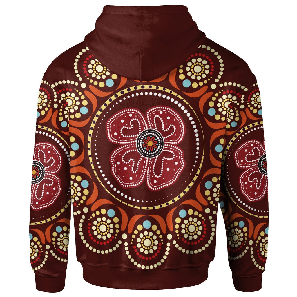 aboriginal-hoodie-aboriginal-dot-art-painting-with-red-poppy-flower