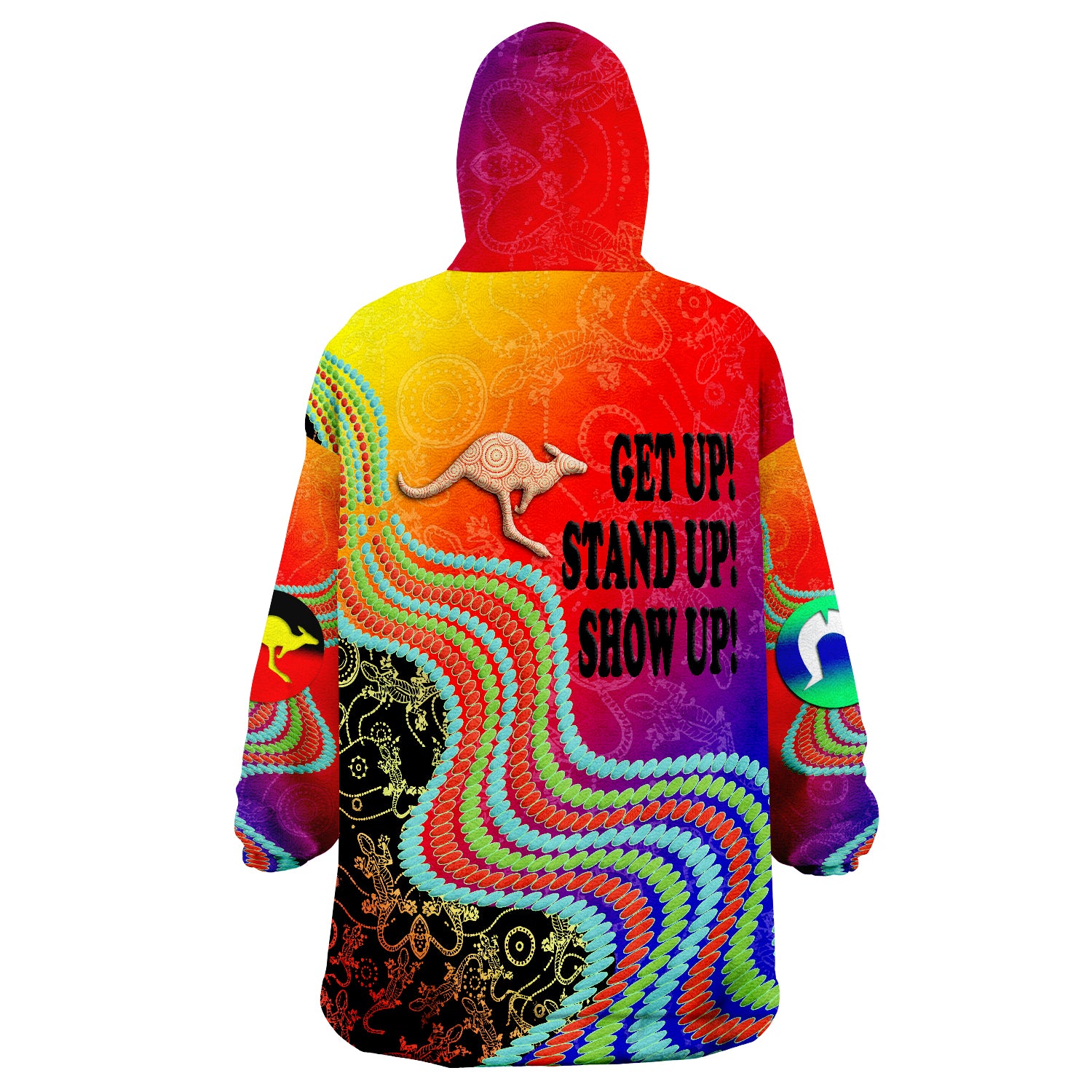 australian-naidoc-week-2022-indigenous-style-wearable-blanket-hoodie