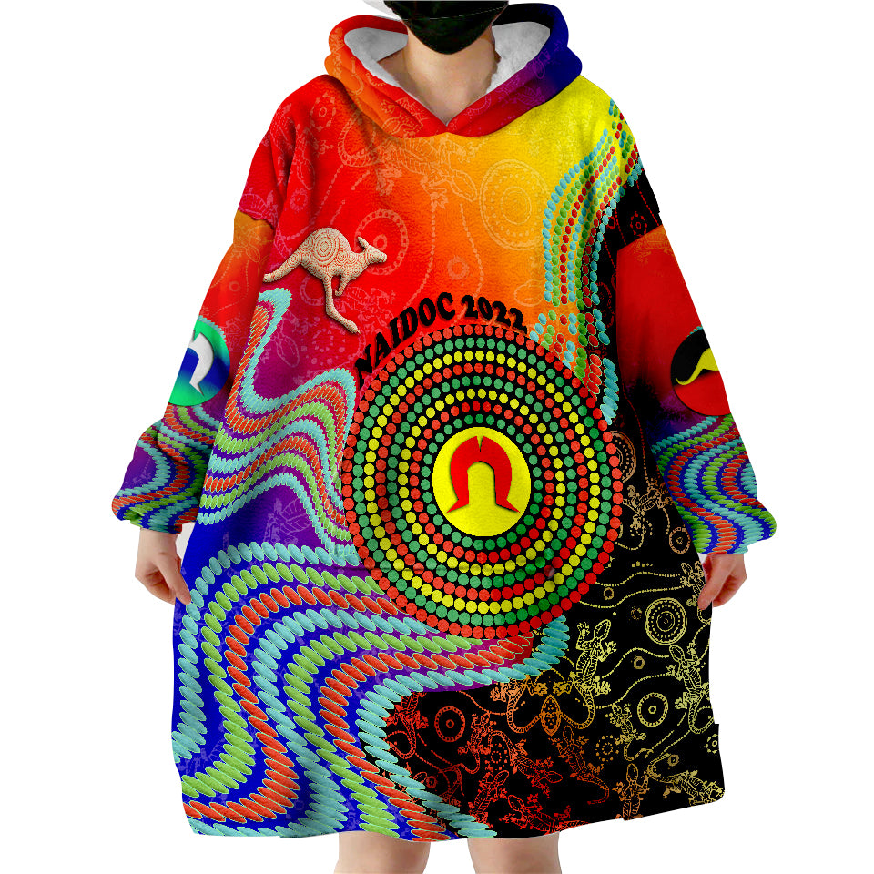 australian-naidoc-week-2022-indigenous-style-wearable-blanket-hoodie
