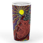aboriginal-insulated-tumbler-koala-family-sun-dot-painting
