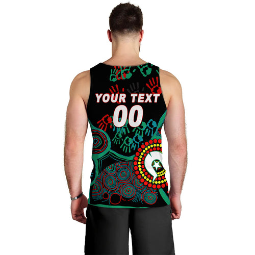 (Custom Personalised) NAIDOC Week 2023 Aboriginal Art For Our Elders Men Tank Top - LT12