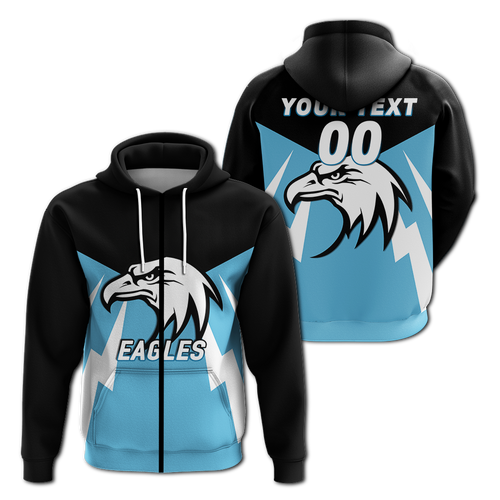 (Custom Personalised) Collie Eagles Football 2022 Hoodie - LT12