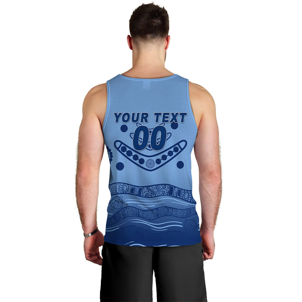 (Custom Personalised) New South Wales Blues Aboriginal Indigenous Men Tank Top - LT12