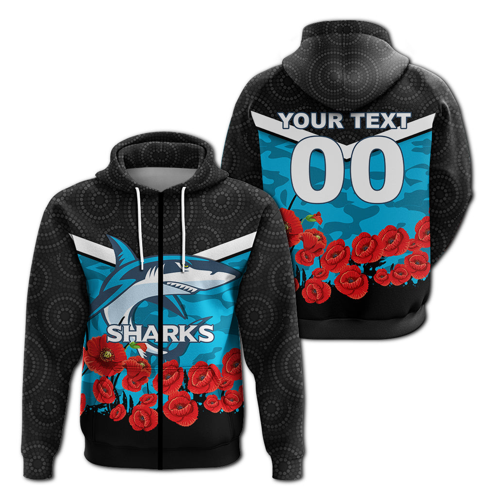 custom-personalised-cronulla-sutherland-sharks-anzac-day-indigenous-art-hoodie