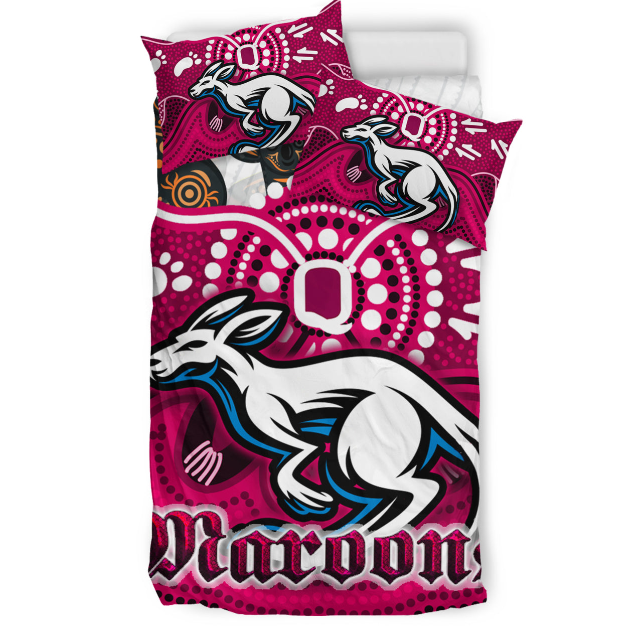 maroons-rugby-aboriginal-custom-bedding-set-the-cane-toads-with-indigenous-koala