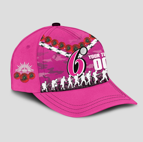 custom-personalised-sydney-sixers-anzac-2022-caps-camouflage-with-poppy