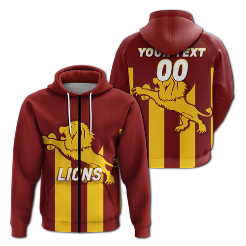 (Custom Personalised) Lions Harvey Brunswick Leschenault Football 2022 Hoodie - LT12
