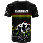 Black Panthers Rugby League Aboriginal Polo Shirt - LT2