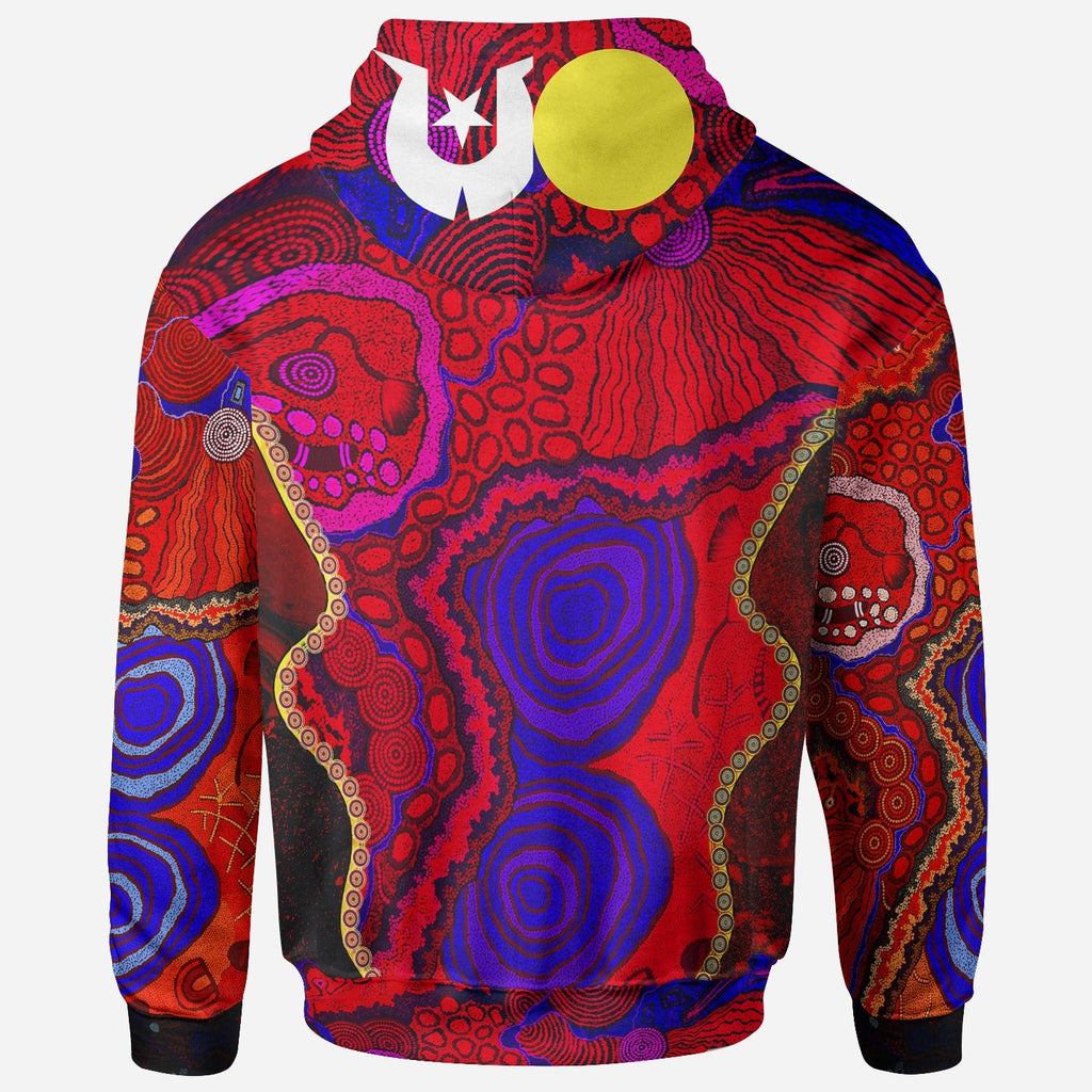 aboriginal-zip-up-hoodie-aboriginal-red-dot-pattern-naidoc-week