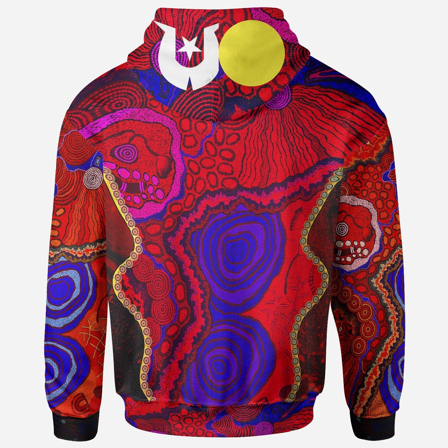 aboriginal-zip-up-hoodie-aboriginal-red-dot-pattern-naidoc-week