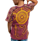 aboriginal-t-shirt-kids-aboriginal-snake-and-alligator