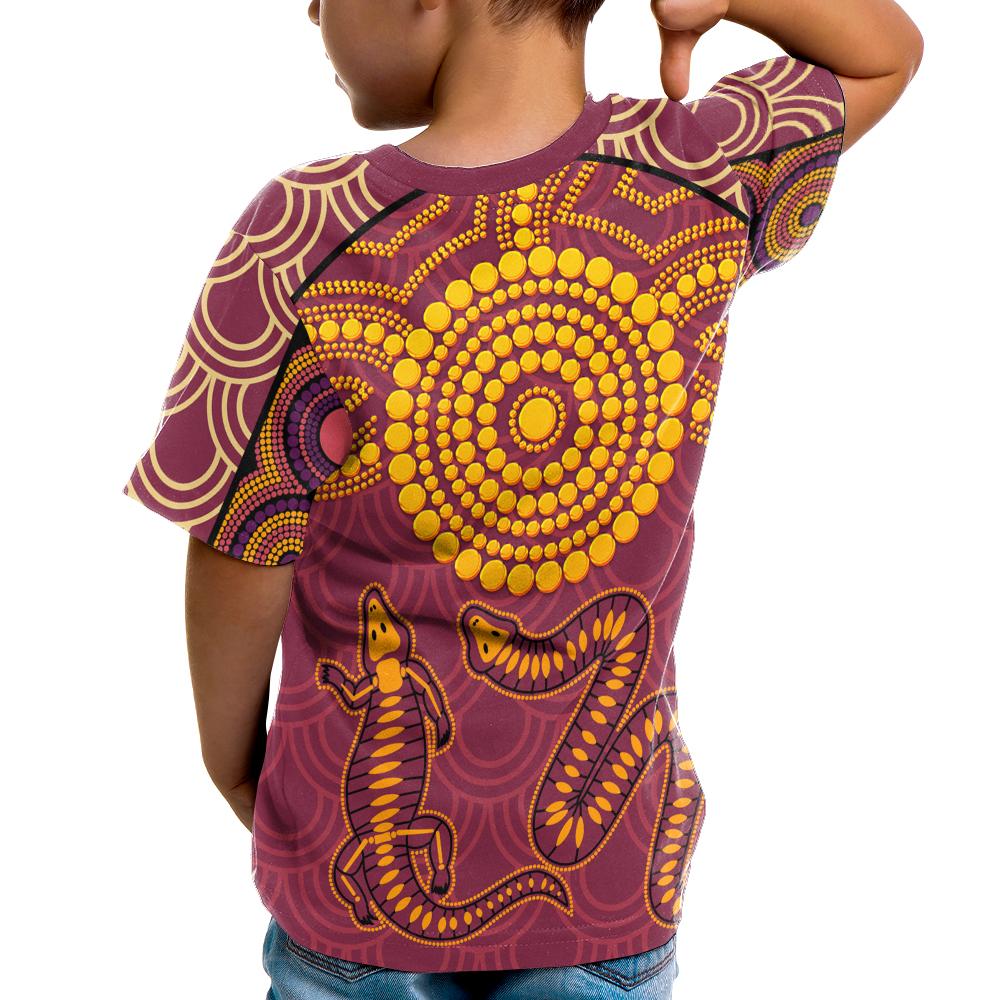 aboriginal-t-shirt-kids-aboriginal-snake-and-alligator