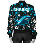 sharks-indigenous-womens-bomber-jacket-minimalism-version
