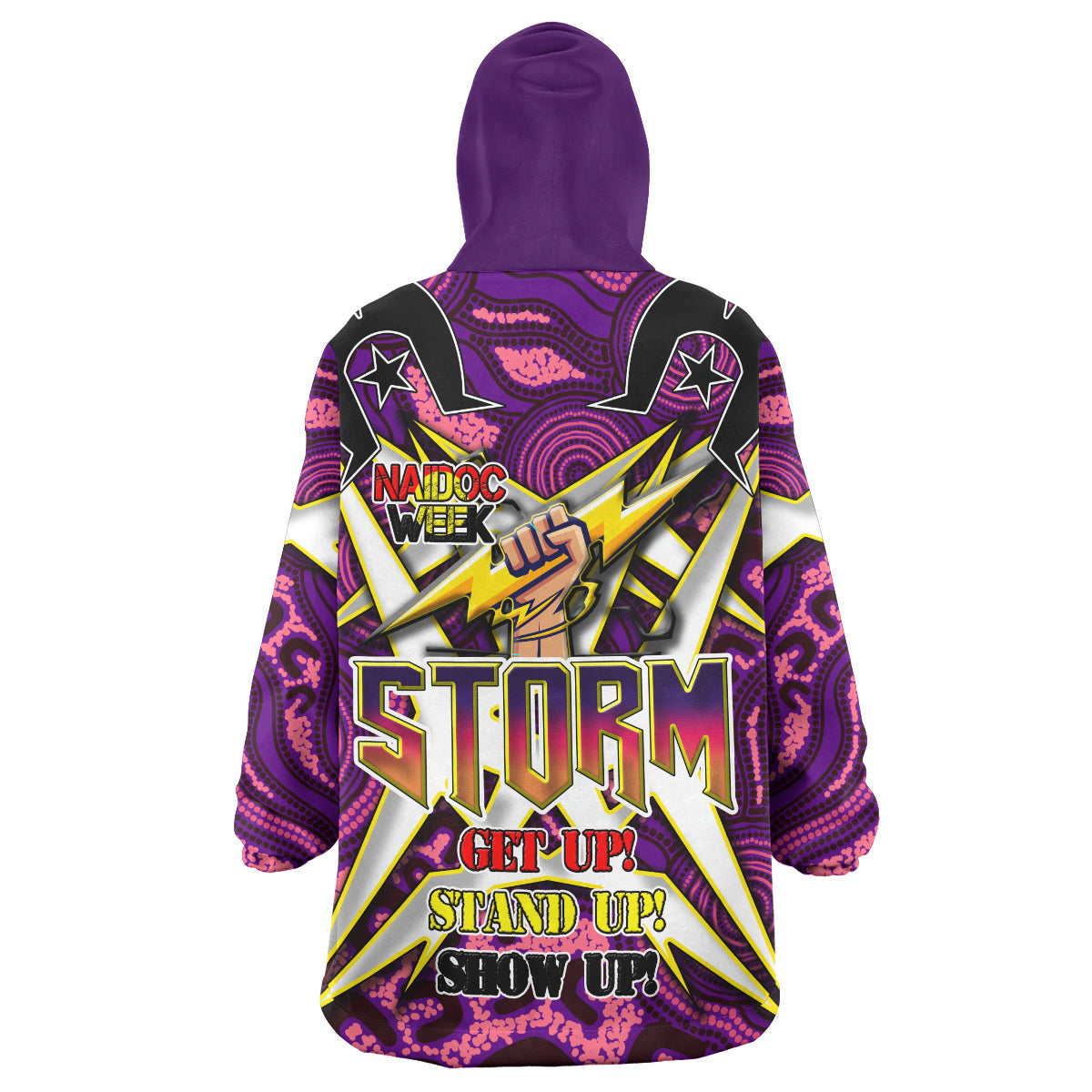 storm-rugby-snug-hoodie-custom-naidoc-week-storm-hand-thunder-with-aboriginal-pattern-get-up-stand-up-show-up-oodie-blanket