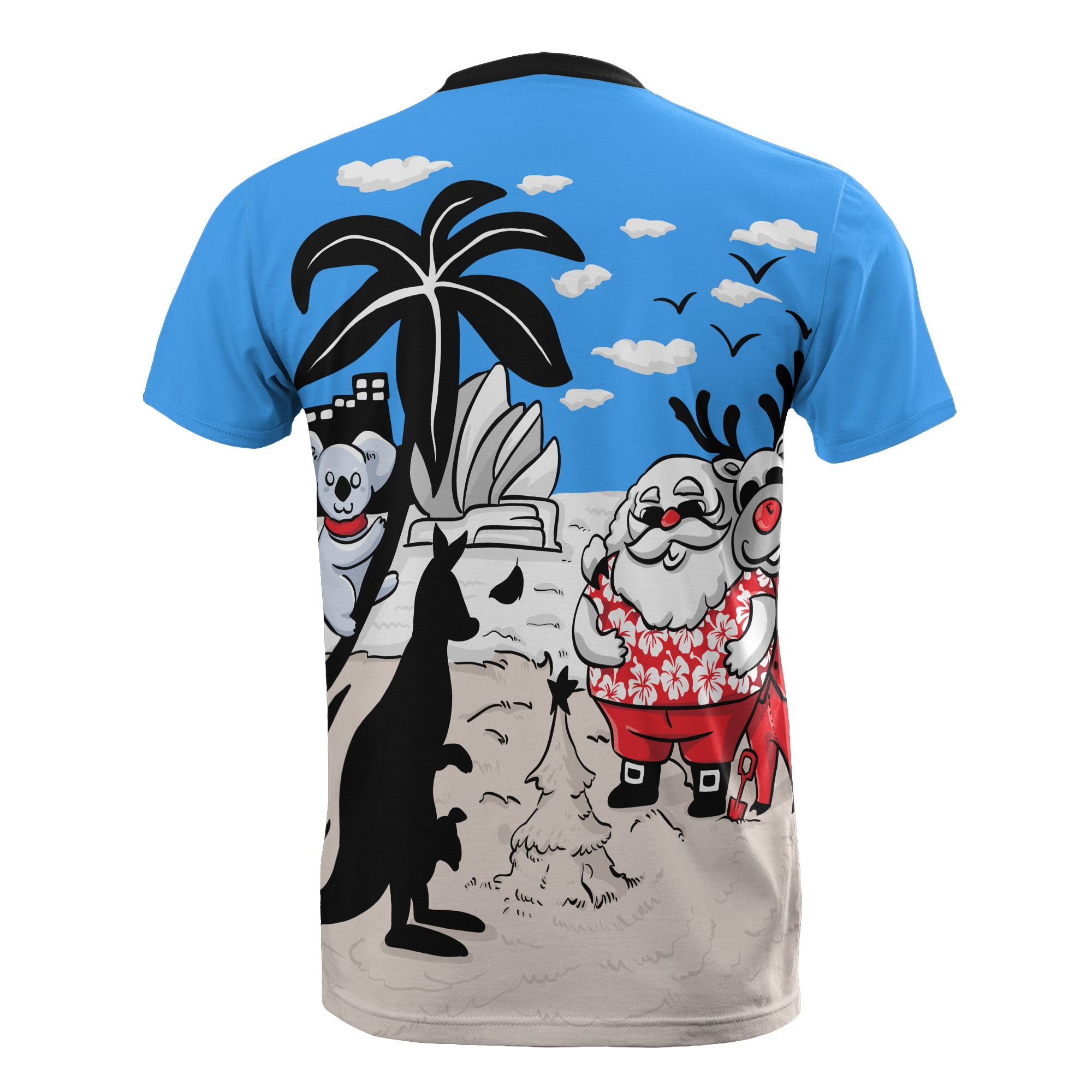 christmas-t-shirt-santa-claus-t-shirt-kangaroo-ver01-unisex