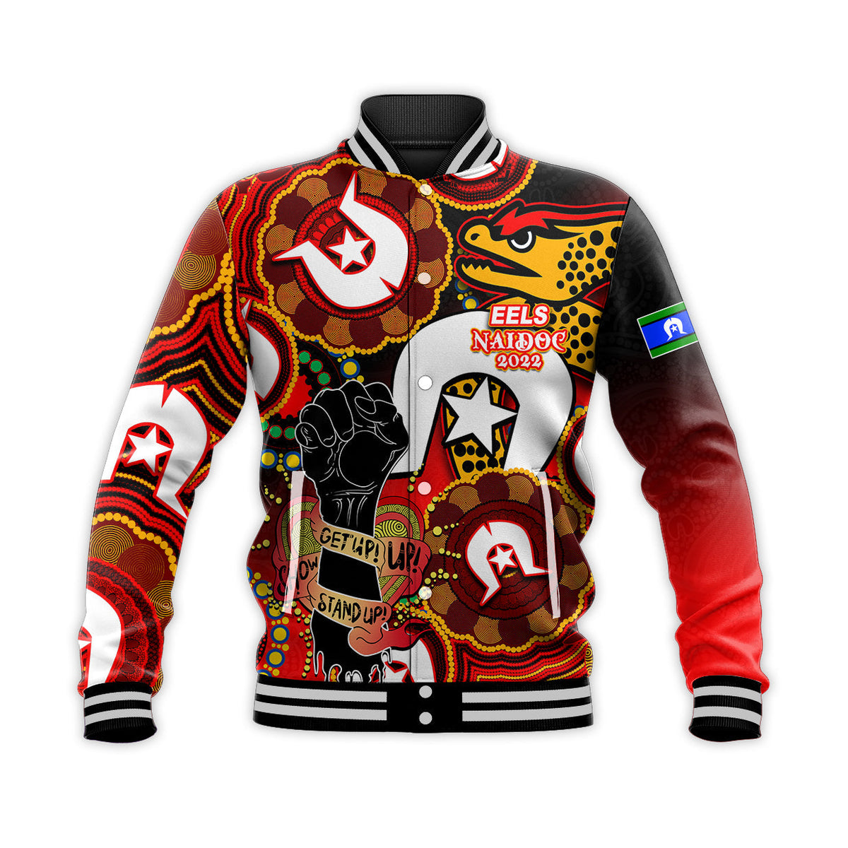custom-personalised-eels-rugby-naidoc-week-2022-baseball-jacket-lets-fight-together-no2