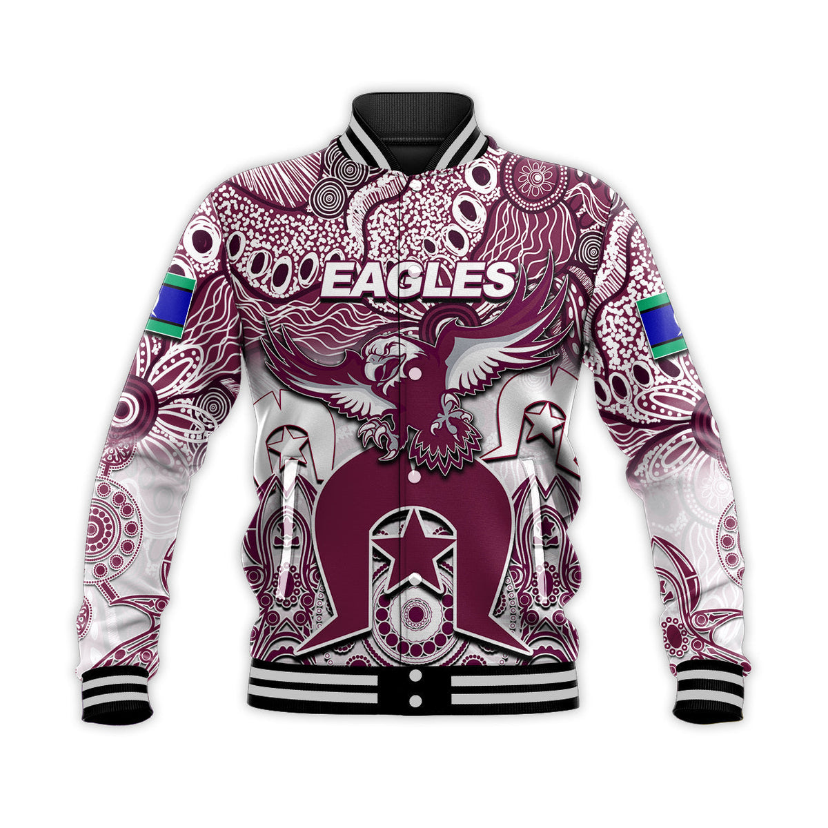 custom-personalised-sea-eagles-torres-strait-islanders-mix-aboriginal-baseball-jacket