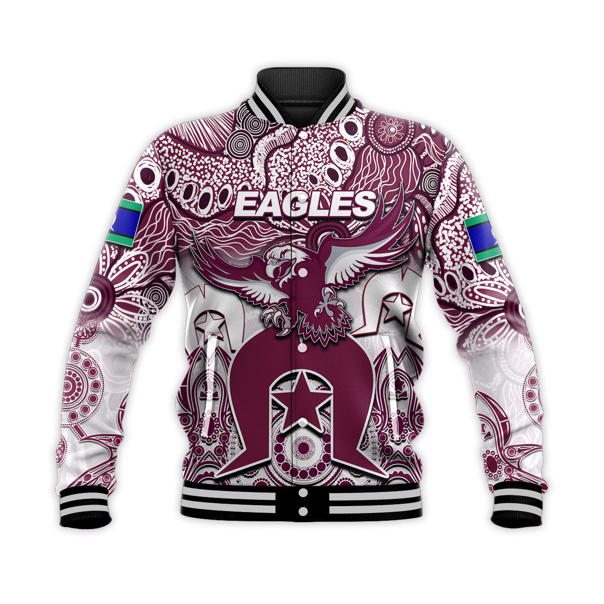 custom-personalised-sea-eagles-torres-strait-islanders-mix-aboriginal-baseball-jacket