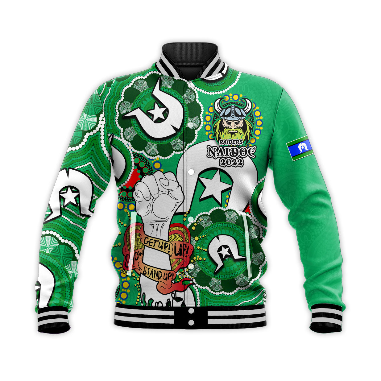 custom-personalised-raiders-rugby-naidoc-week-2022-baseball-jacket-lets-fight-together
