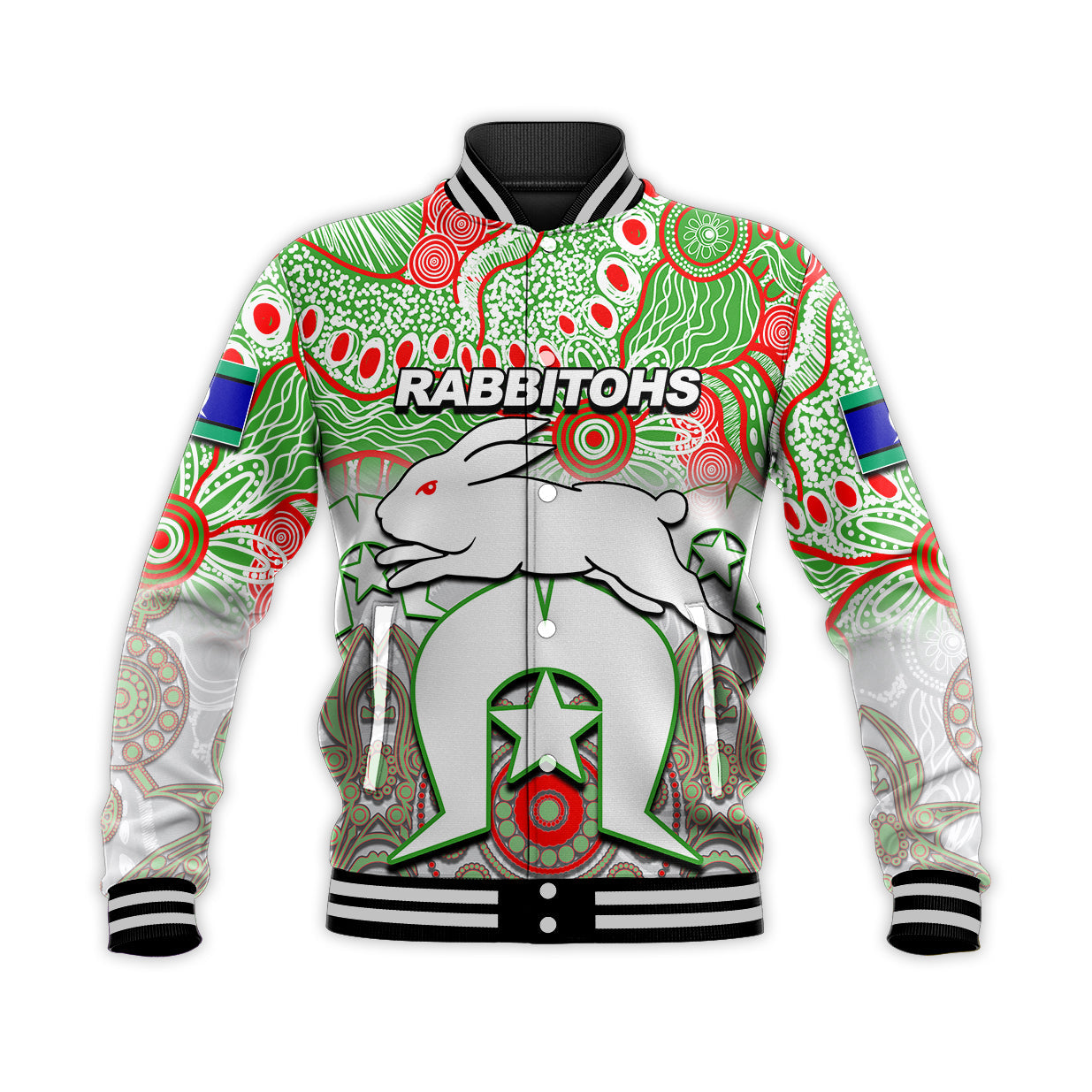 custom-personalised-rabbitohs-torres-strait-islanders-mix-aboriginal-baseball-jacket