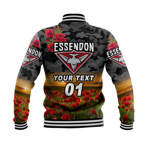 custom-personalised-essendon-bombers-anzac-baseball-jacket-poppy-vibes-black