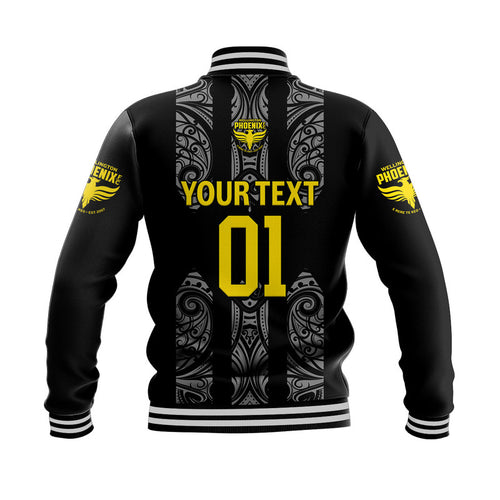 custom-personalised-wellington-phoenix-the-nix-maori-baseball-jacket-soccer-club-original-style-black