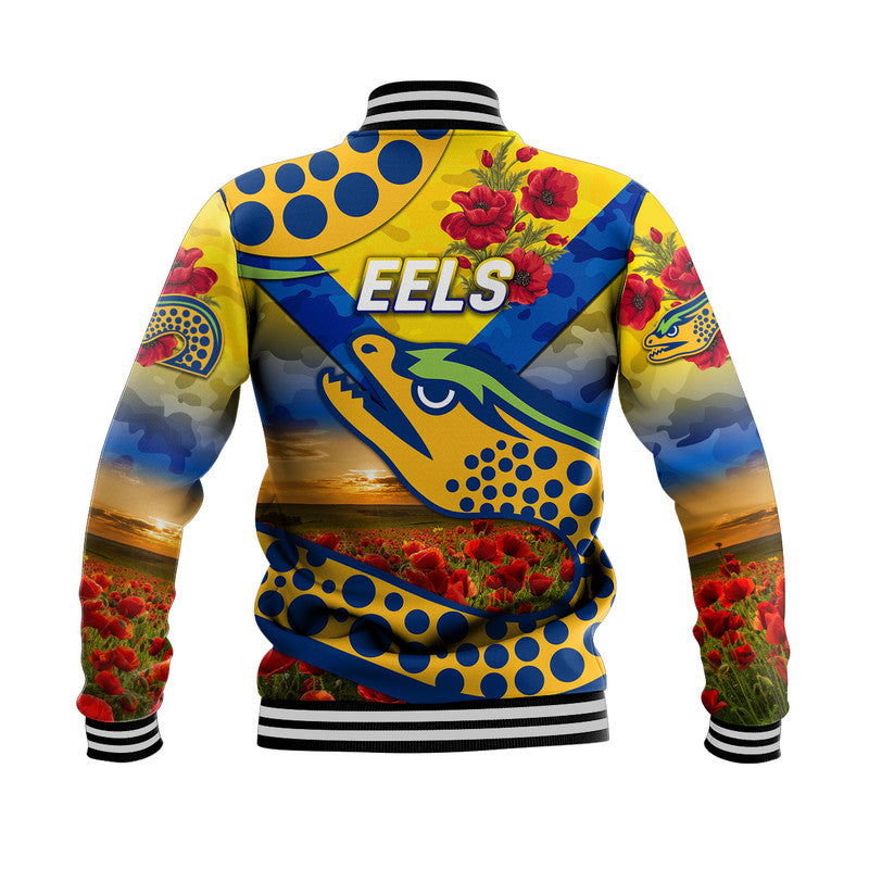 parramatta-eels-anzac-2022-baseball-jacket-poppy-flowers-vibes-gold