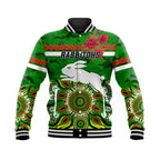 custom-personalised-south-sydney-rabbitohs-anzac-2022-baseball-jacket-indigenous-vibes-green