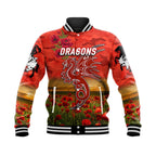 custom-personalised-st-george-illawarra-dragons-anzac-2022-baseball-jacket-poppy-flowers-vibes-red