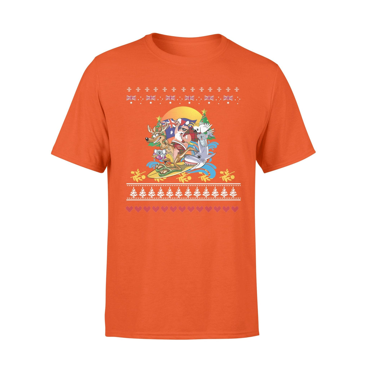 christmas-t-shirt-santa-claus-t-shirt-surfing-unisex