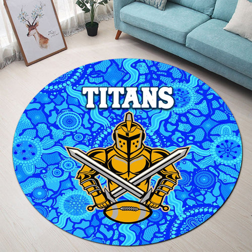 gold-coast-titans-round-carpet-indigenous-country-style-light-blue
