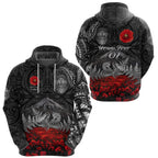 custom-personalised-warriors-rugby-hoodie-new-zealand-mount-taranaki-with-poppy-flowers-anzac-vibes-black-custom-text-and-number