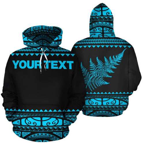 new-zealand-maori-hoodie-aotearoa-silver-fern-pullover-hoodie-blue-customized