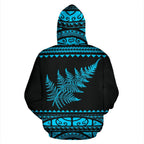 new-zealand-maori-hoodie-aotearoa-silver-fern-pullover-hoodie-blue-customized