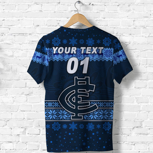 custom-personalised-carlton-blues-t-shirt-christmas-simple-style
