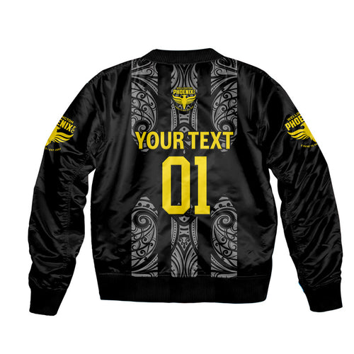 custom-personalised-wellington-phoenix-the-nix-maori-bomber-jacket-soccer-club-original-style-black