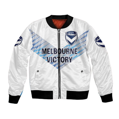 custom-personalised-melbourne-victory-big-v-bomber-jacket-soccer-club-original-style-white