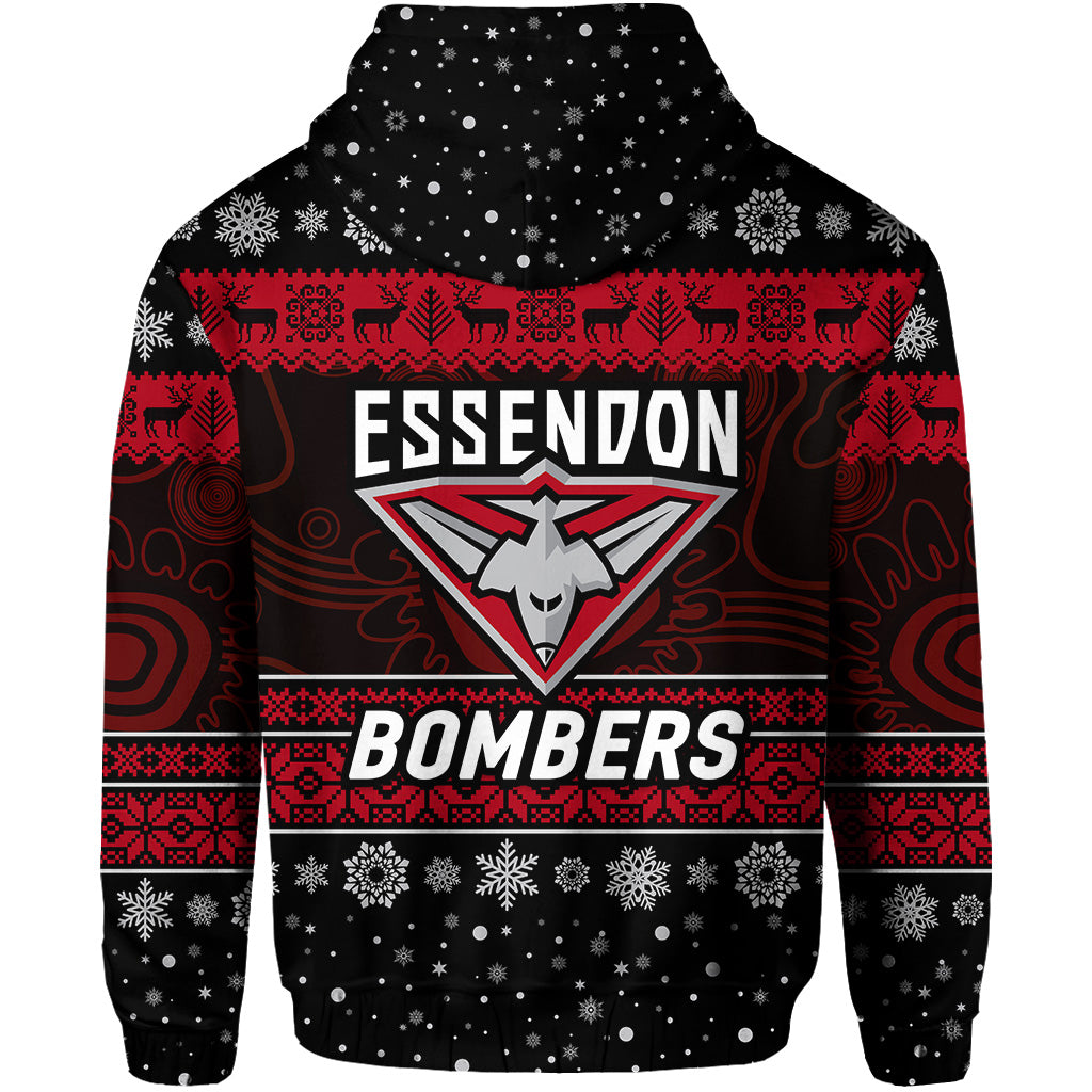 essendon-bombers-hoodie-christmas-simple-style-black