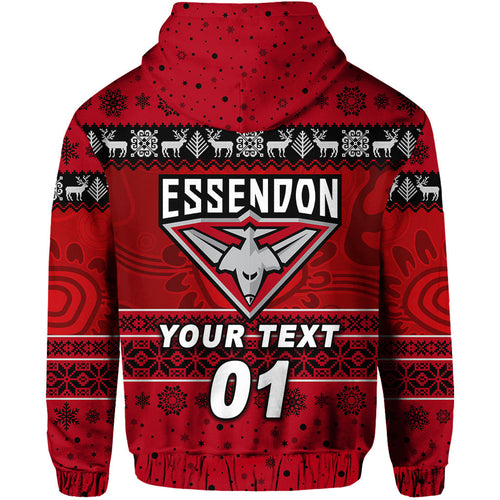 custom-personalised-essendon-bombers-hoodie-christmas-simple-style-red