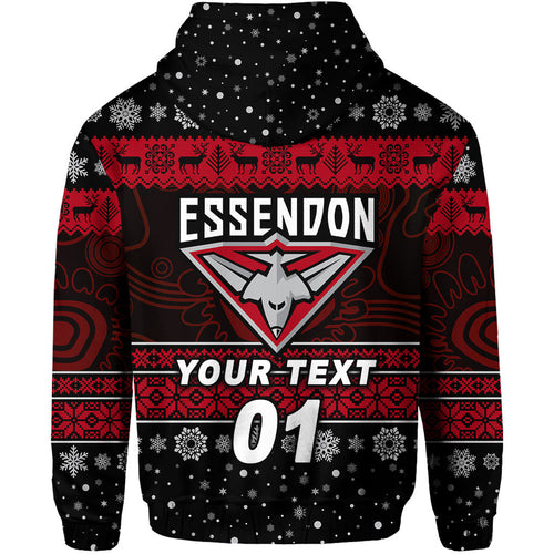 custom-personalised-essendon-bombers-hoodie-christmas-simple-style-black