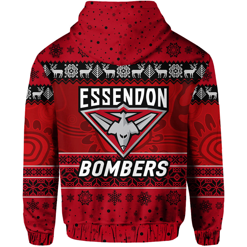 essendon-bombers-hoodie-christmas-simple-style-red