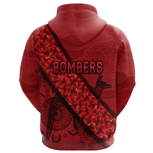custom-personalised-essendon-bombers-hoodie-anzac-day-indigenous-red
