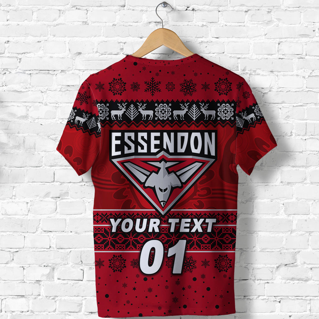 custom-personalised-essendon-bombers-t-shirt-christmas-simple-style-red